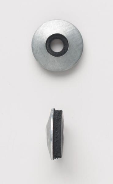 14NWJ #14 METAL BACKED NEOPRENE WASHER ZINC ZINC PLATED